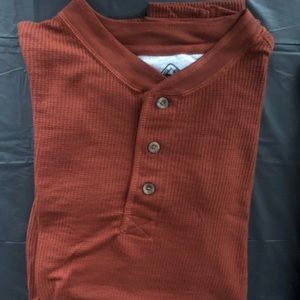 NWOT Alpine Lakes thermal waffle knit henley pullover size XLG